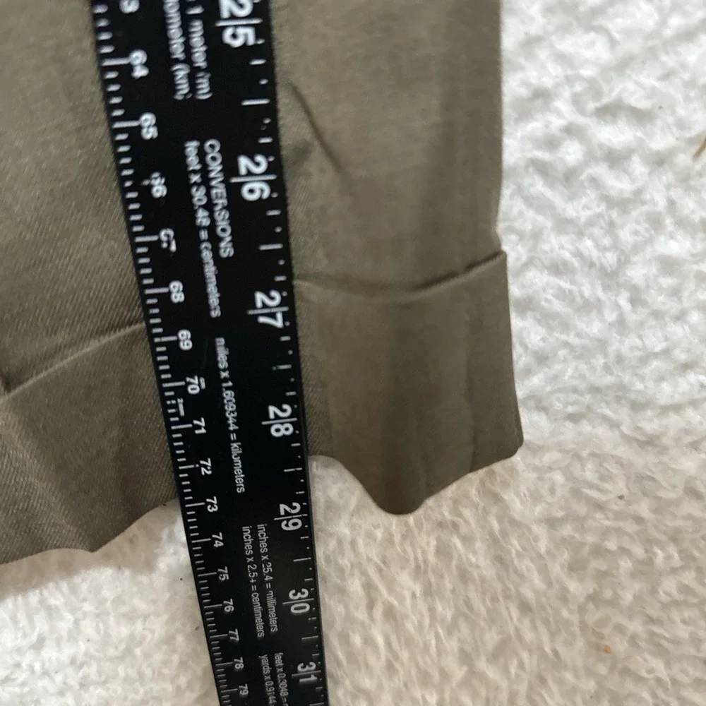 H. Stockton Comfort EZE Super 120's Wool 90s Flat‎ Cuffed Dress Pants Size 38
